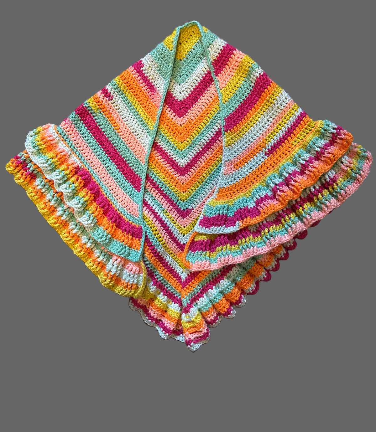 Raving Ruffle Shawl
